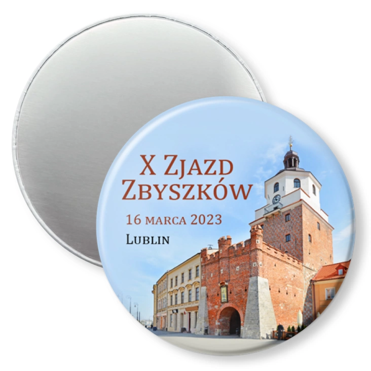 przypinka magnes X Zjazd Zbyszków 2023