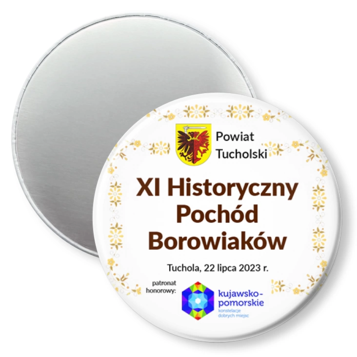 przypinka magnes XI Historyczny Pochód Borowiaków
