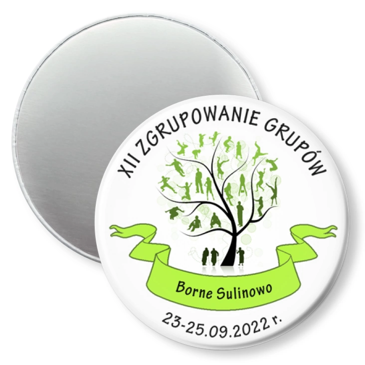 przypinka magnes XII Zgrupowanie Grupów 2022