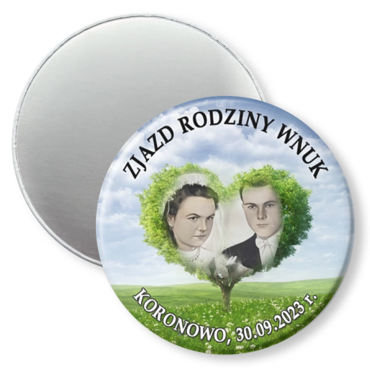 przypinka magnes Zjazd Rodziny Wnuk