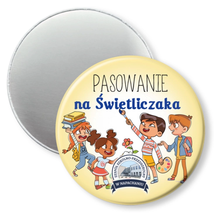 przypinka magnes ZSP Napachanie Pasowanie na Świetliczaka