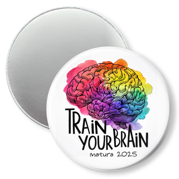 przypinka magnes Matura Train Your Brain