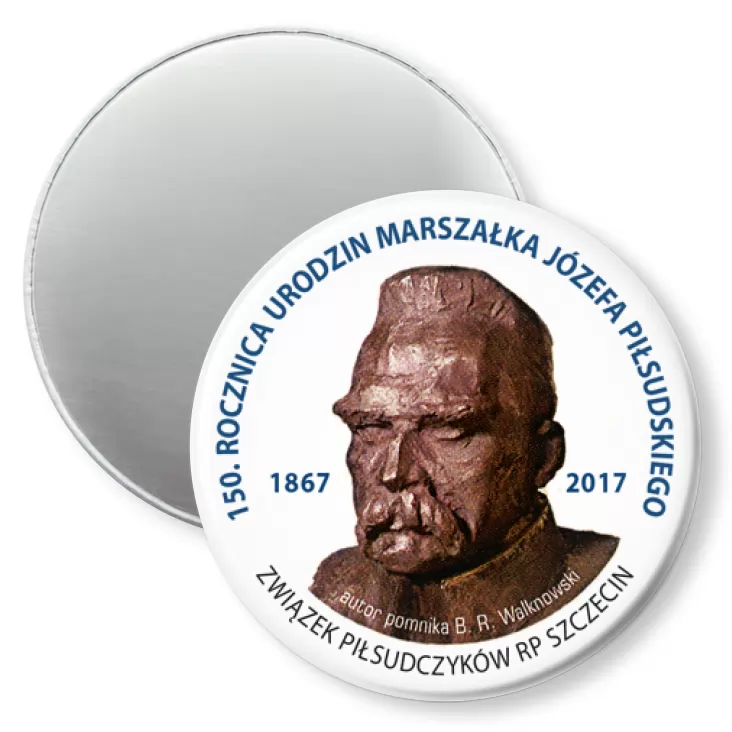 przypinka magnes 150. rocznica urodzin Marszałka Józefa Piłsudskiego