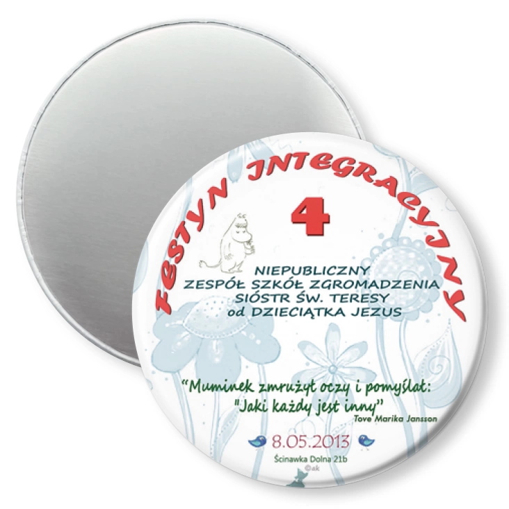 przypinka magnes 4 Festyn Integracyjny