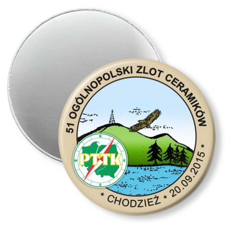 przypinka magnes 51 Ogólnopolski Zlot Ceramików