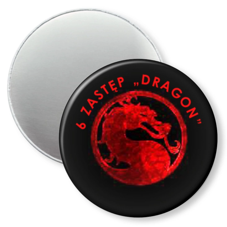 przypinka magnes 6 zastęp Dragon
