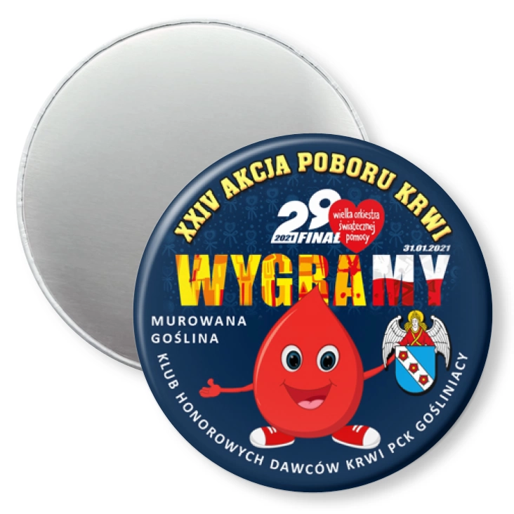 przypinka magnes 29. Finał WOŚP Murowana Goślina
