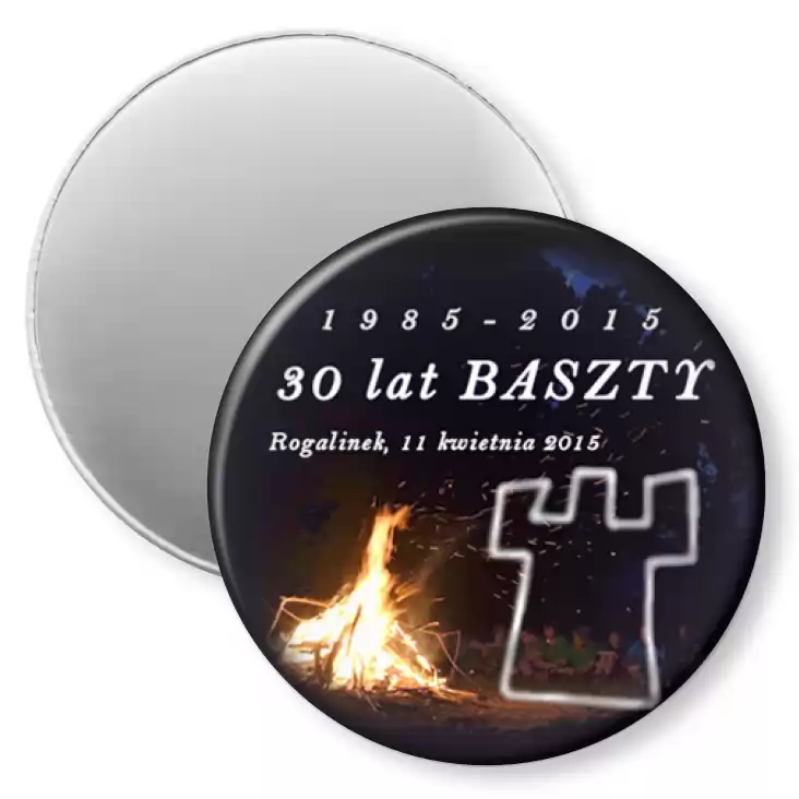 przypinka magnes 30 lat Baszty