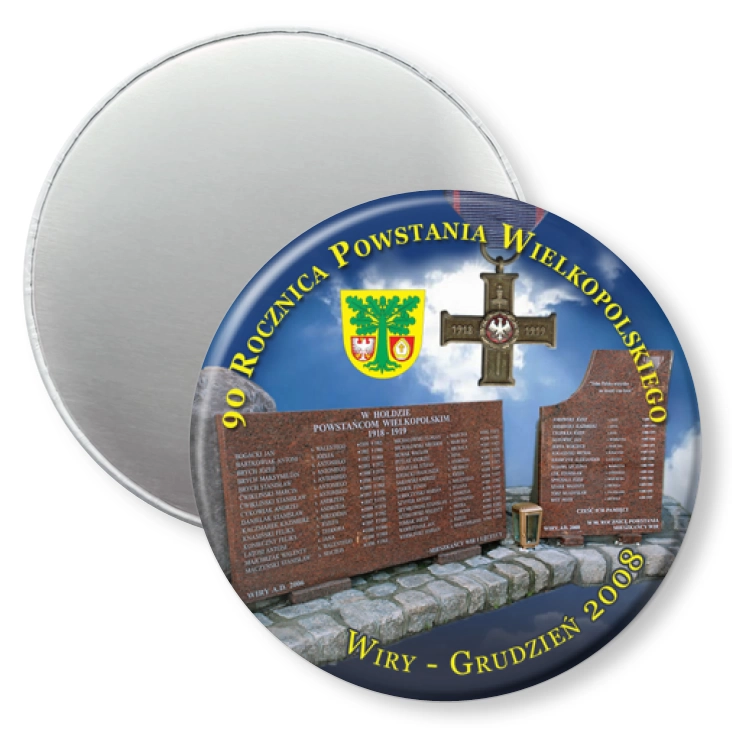 przypinka magnes 90 rocznica Powstania Wielkopolskiego
