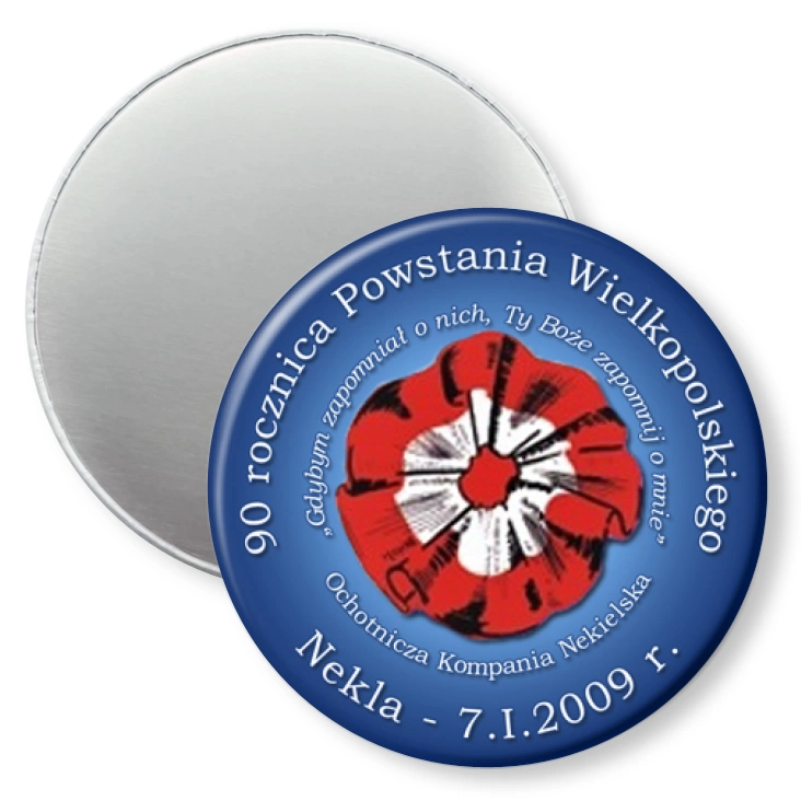 przypinka magnes 90 rocznica Powstania Wielkopolskiego