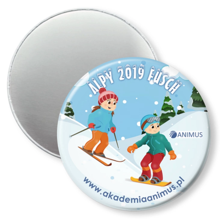 przypinka magnes Alpy 2019