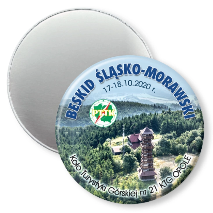 przypinka magnes Beskid Śląsko-Morawski