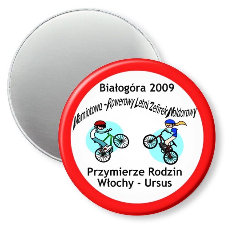 przypinka magnes Białogóra 2009