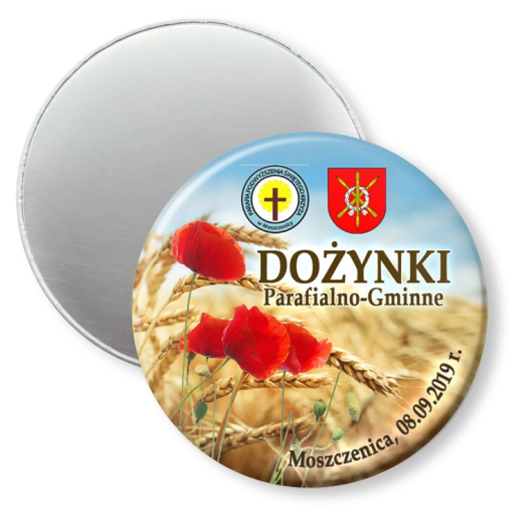 przypinka magnes Dożynki Parafialno-Gminne 