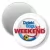 Przypinka magnes Dzięki Bogu już weekend