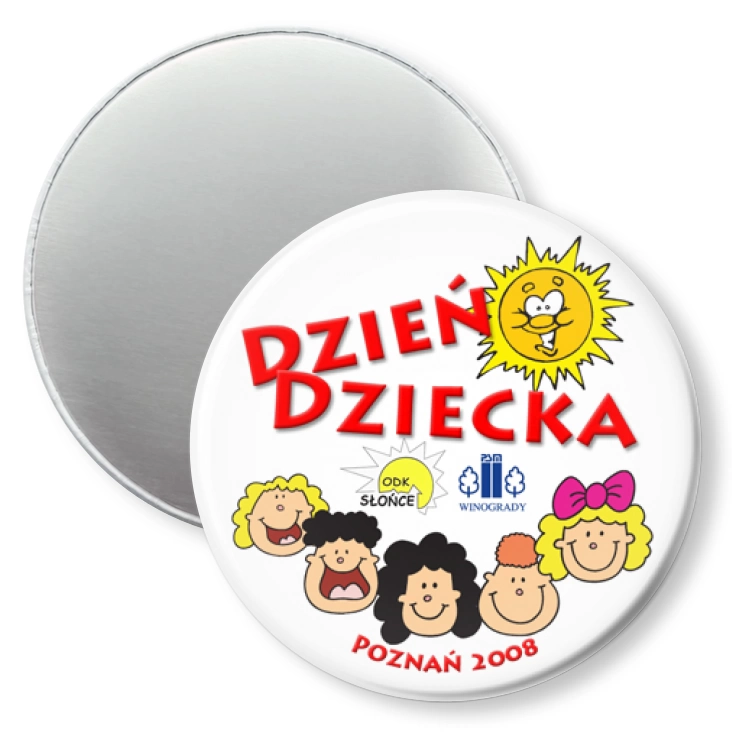 przypinka magnes Dzień Dziecka 2008