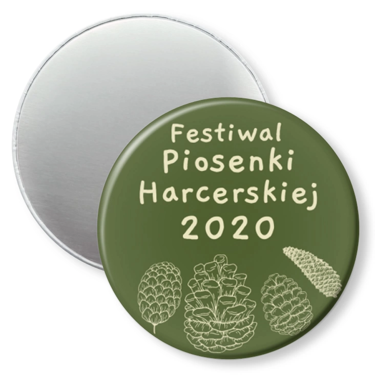 przypinka magnes Festiwal Piosenki Harcerskiej 2020