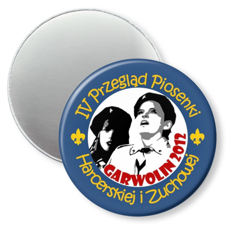 przypinka magnes Garwolin 2012
