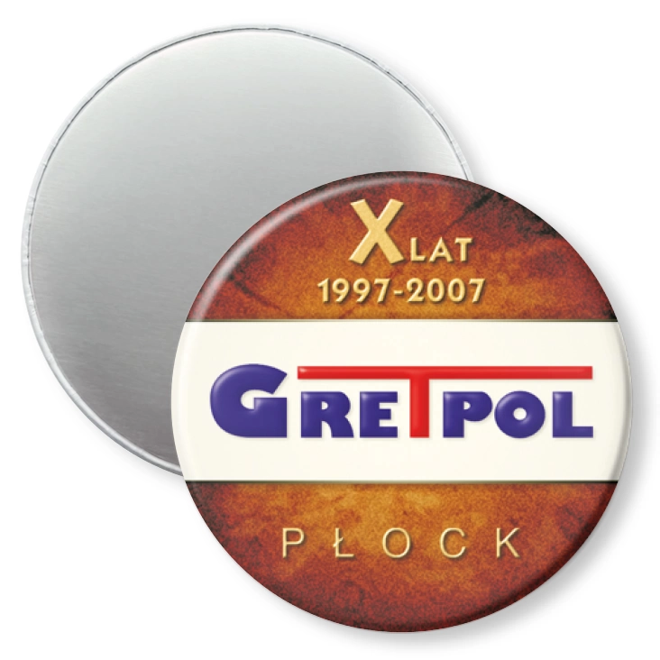 przypinka magnes Gretpol Płock