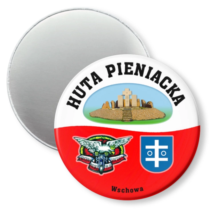 przypinka magnes Huta Pieniacka