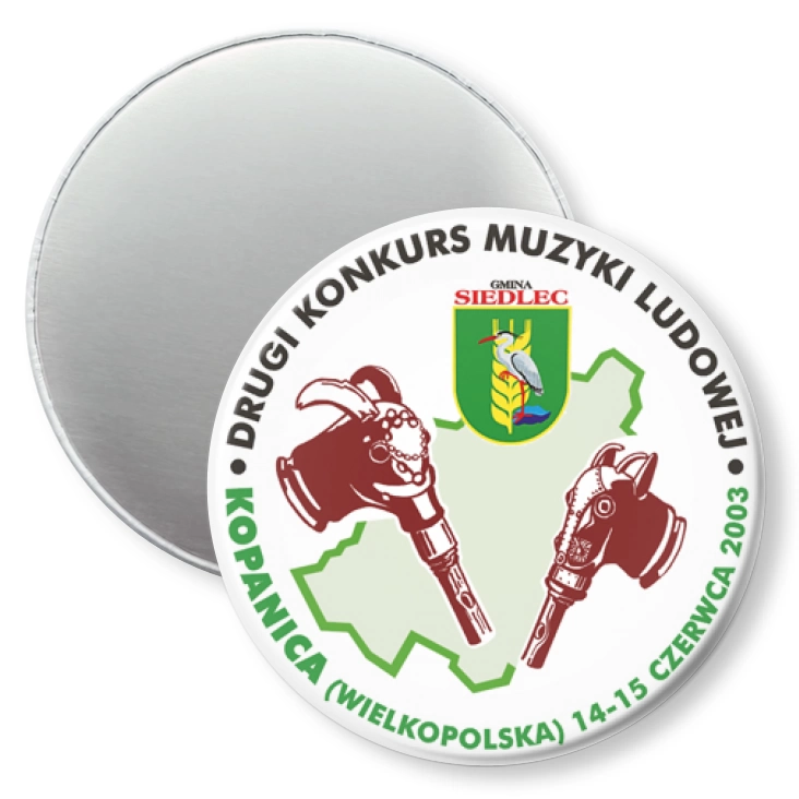 przypinka magnes II Konkurs Muzyki Ludowej