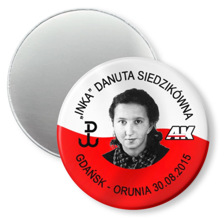 przypinka magnes INKA