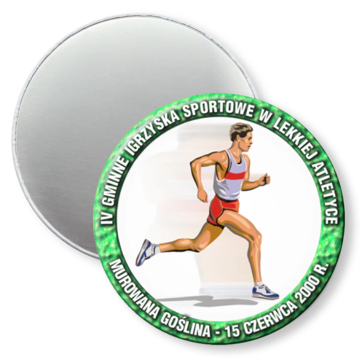 przypinka magnes IV Gminne Igrzyska Sportowe w Lekkiej Atletyce