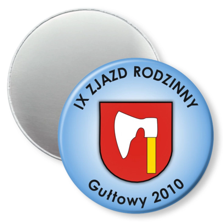 przypinka magnes IX Zjazd Rodzinny - Gułtowy 2010