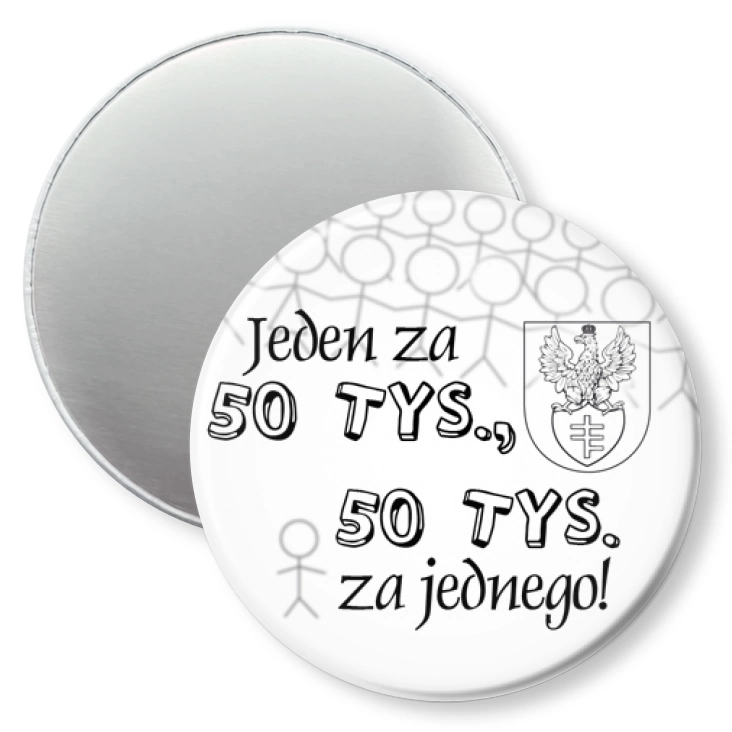 przypinka magnes Legionowo 50 tys. D