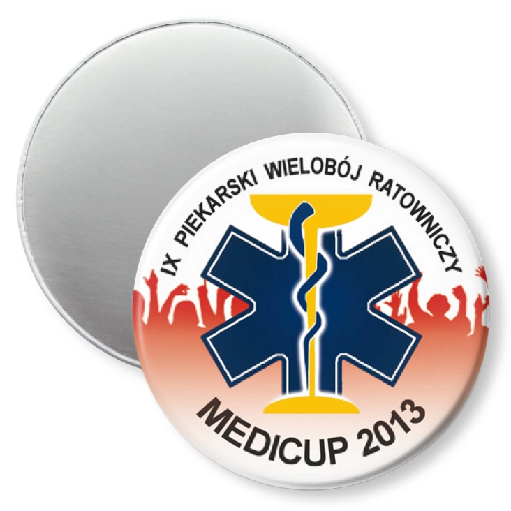 przypinka magnes Medicup 2013