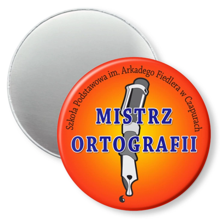 przypinka magnes Mistrz ortografii