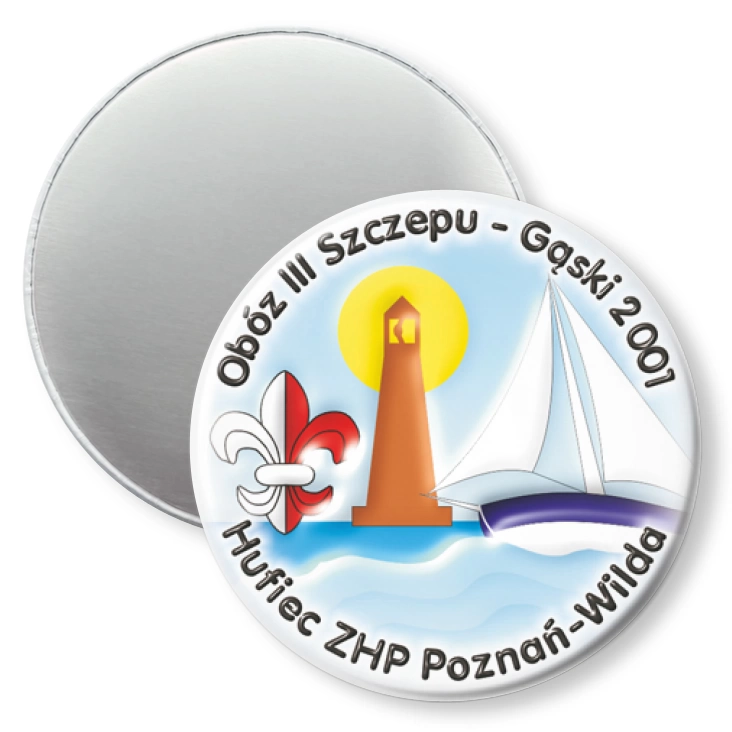 przypinka magnes Obóz III Szczepu - Gąski