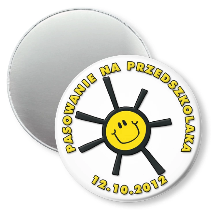przypinka magnes Pasowanie na przedszkolaka