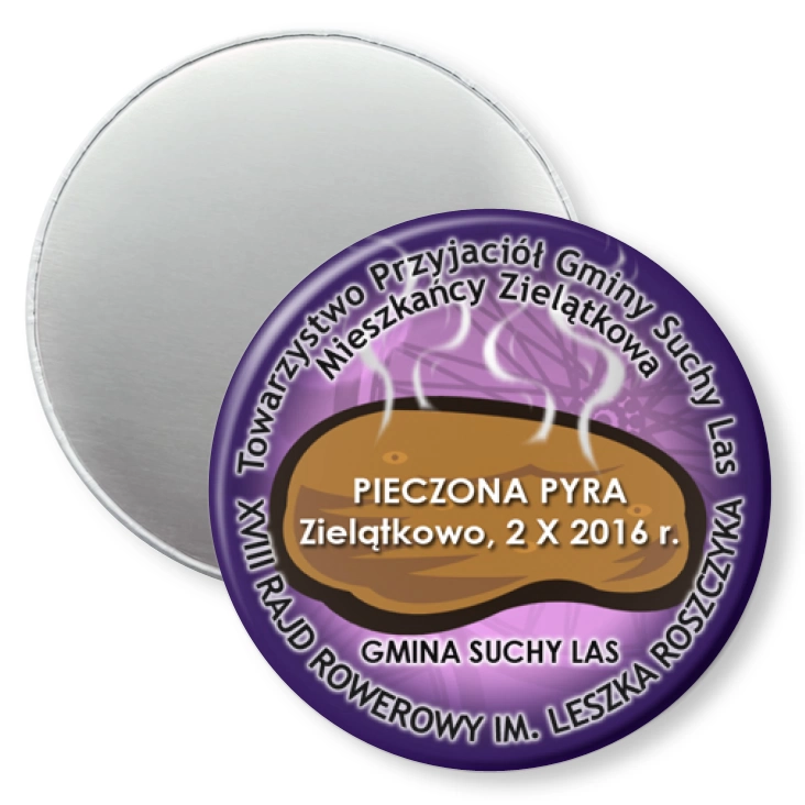 przypinka magnes Pieczona Pyra 2016