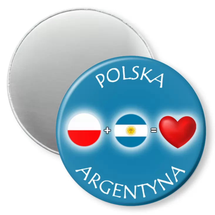 przypinka magnes Polska Argentyna