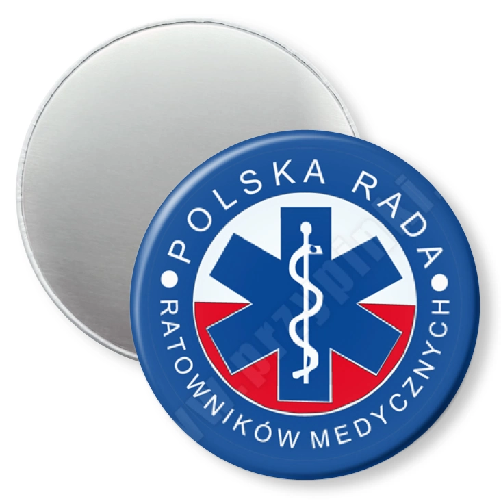 przypinka magnes Polska Rada Ratowników Medycznych