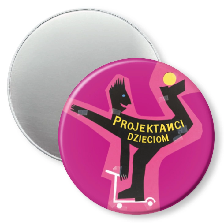 przypinka magnes Projektanci dzieciom A