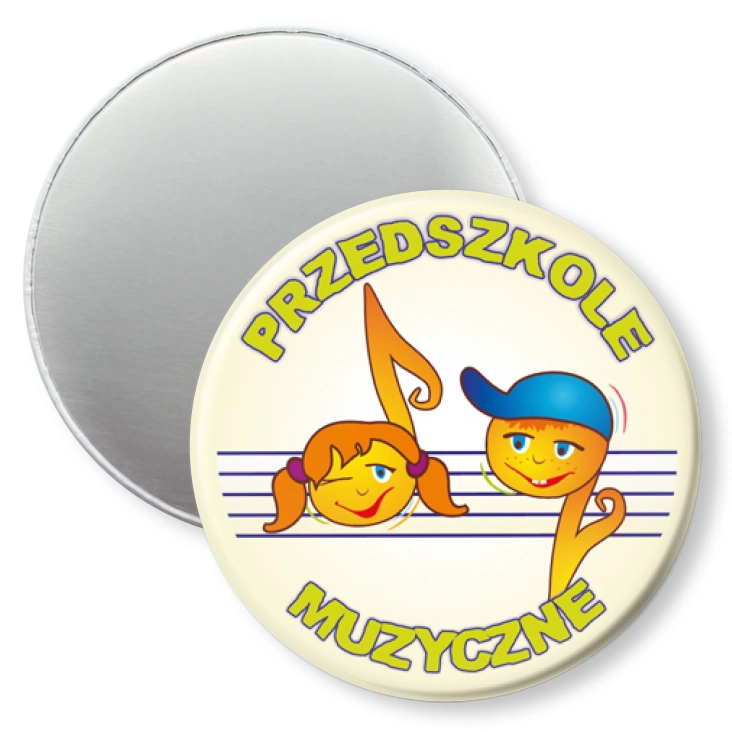przypinka magnes Przedszkole Muzyczne