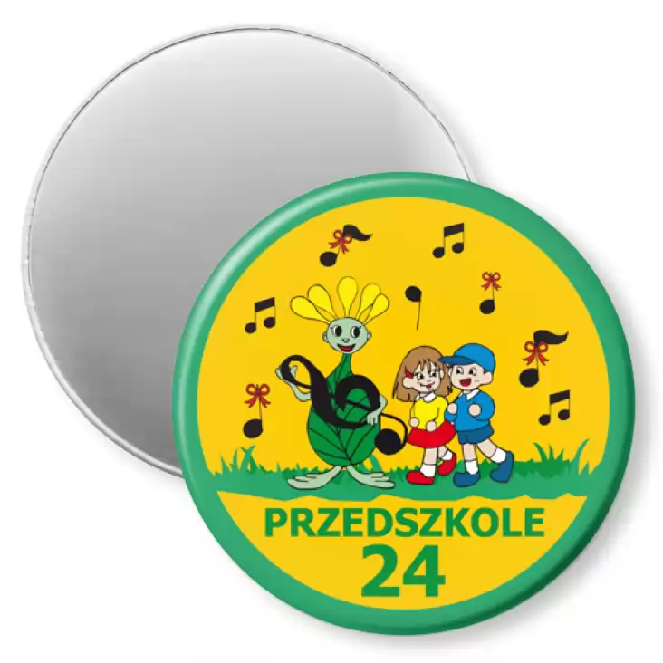 przypinka magnes Przedszkole nr 24 w Poznaniu