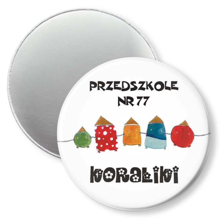 przypinka magnes Przedszkole nr 77