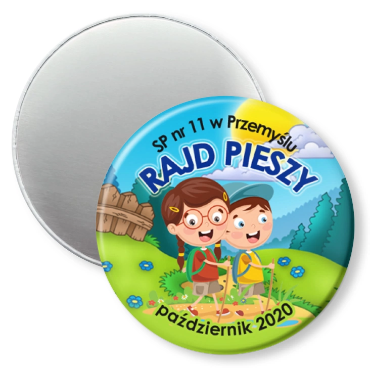 przypinka magnes Rajd pieszy SP nr 11 w Przemyślu
