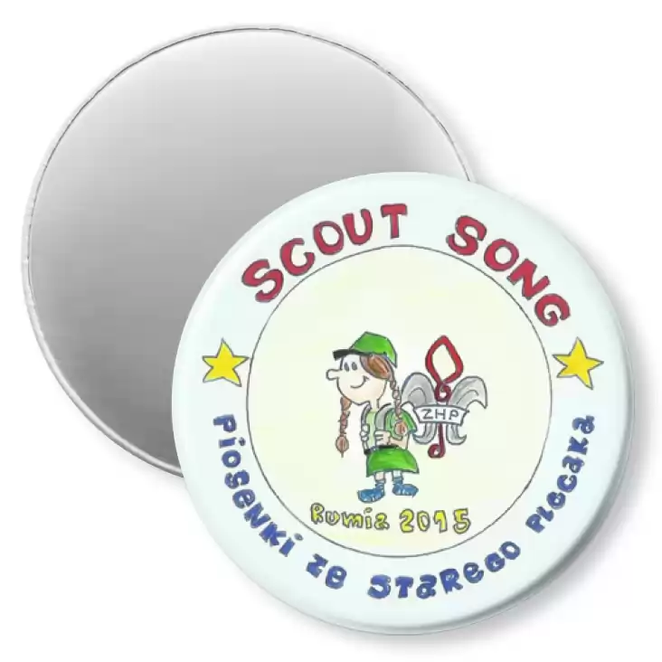 przypinka magnes Scout song