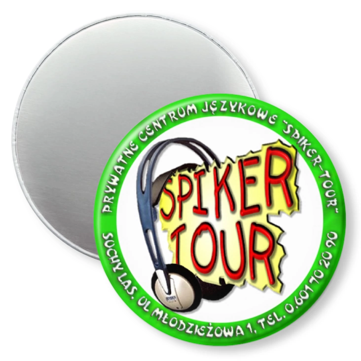 przypinka magnes Spiker-Tour