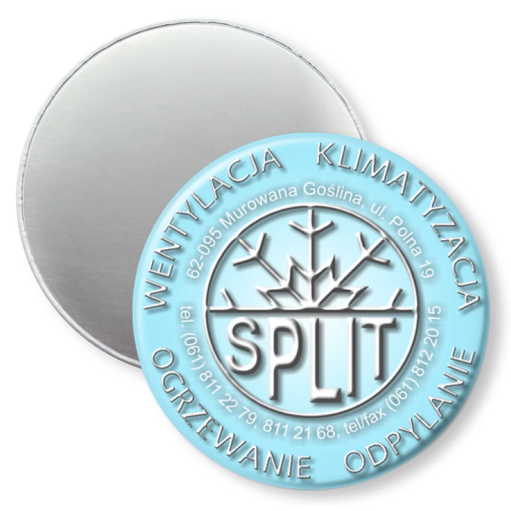 przypinka magnes SPLIT