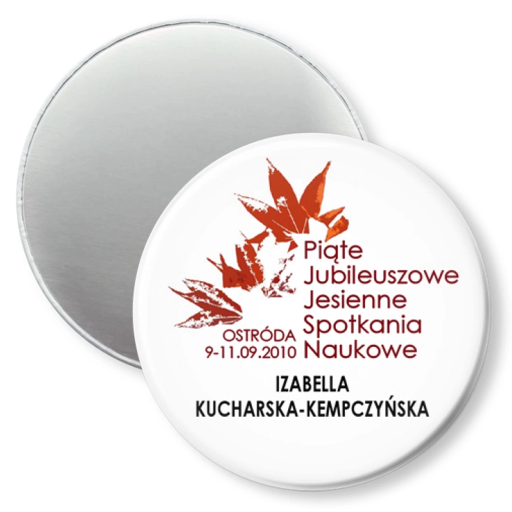 przypinka magnes Spotkania Naukowe - Ostróda 2010