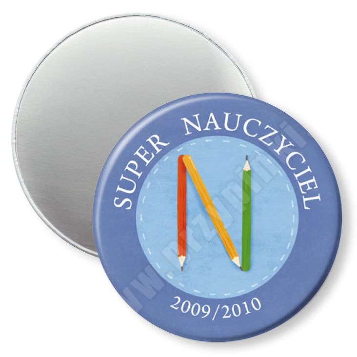 przypinka magnes Super Nauczyciel