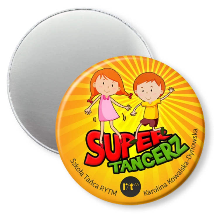 przypinka magnes Super tancerz
