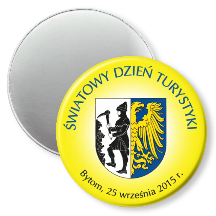 przypinka magnes Światowy Dzień Turystyki