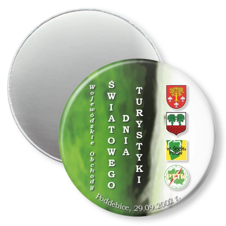przypinka magnes Światowy Dzień Turystyki