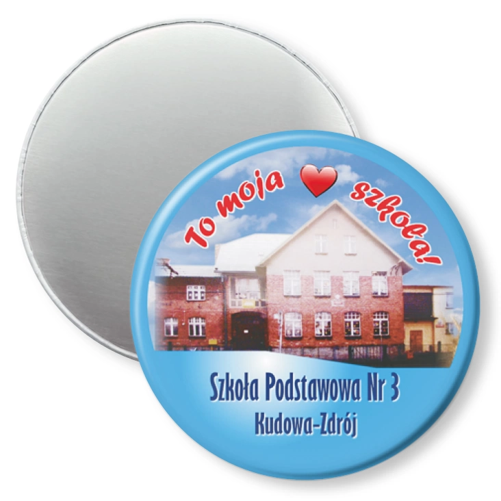przypinka magnes Szkoła Podstawowa - Kudowa Zdrój